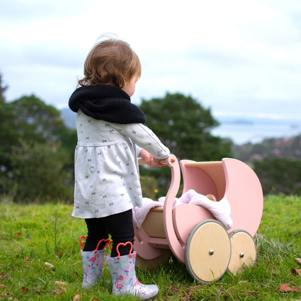 Kinderfeets Pram - Rose.