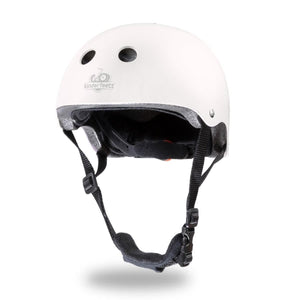 Kinderfeets White Matte Helmet.