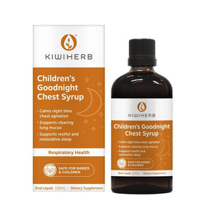 Kiwiherb Children's Goodnight Chest Syrup.