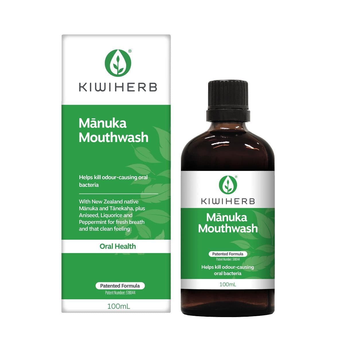 Kiwiherb Manuka Mouthwash 100ml.