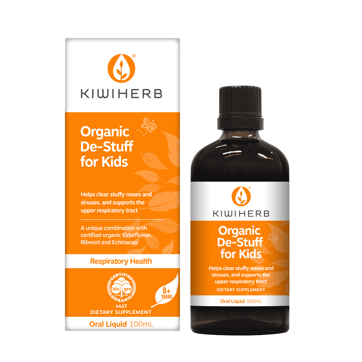 Kiwiherb Organic De-Stuff For Kids.