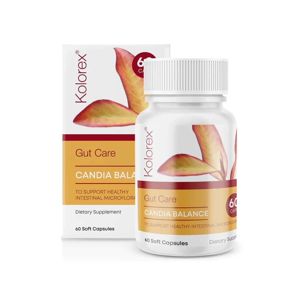 Kolorex Gut Care Candia Balance - Natural formula for restoring gut balance and promoting digestive wellness.