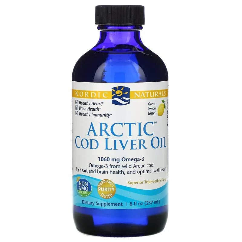 Nordic Naturals Arctic Cod Liver Oil.