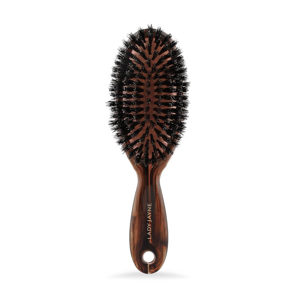 Lady Jayne Boar Bristle Paddle Brush - High-quality brush with natural boar bristles for gentle detangling and hair smoothing.