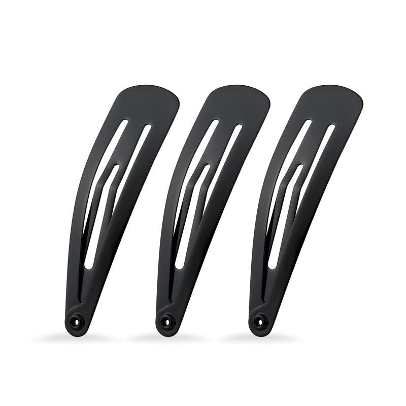 Lady Jayne One Touch Snap Clip 10 Pack - Black Color. Versatile and secure hair clips for effortless styling.