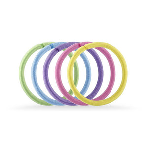 Lady Jayne Snagless Elastics Thick 10 Pack - Gentle and durable elastics for strong hold without hair breakage.