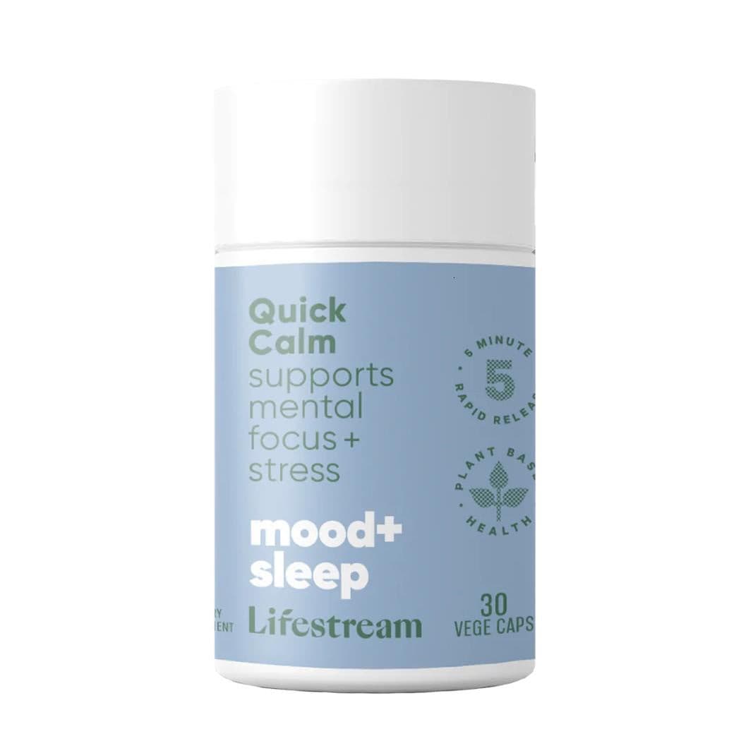 Lifestream Quick Calm 30 Vege Capsules.