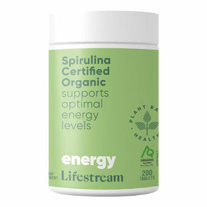 Lifestream Spirulina Certified Organic.