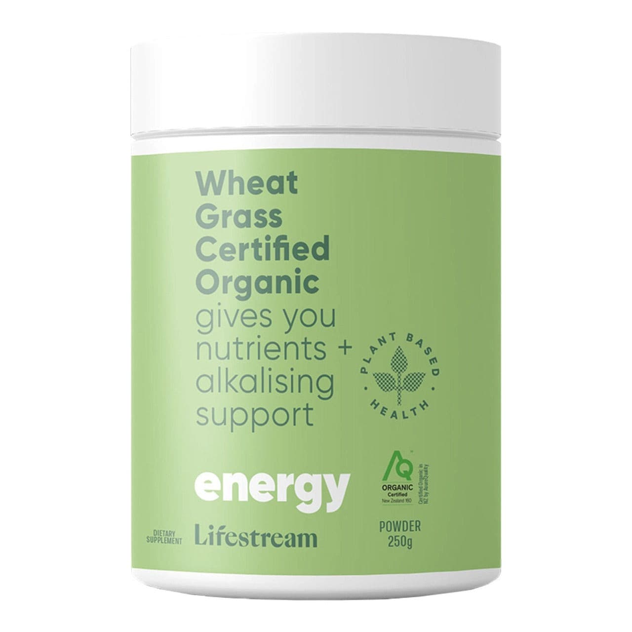 Lifestream Wheat Grass Certified Organic.