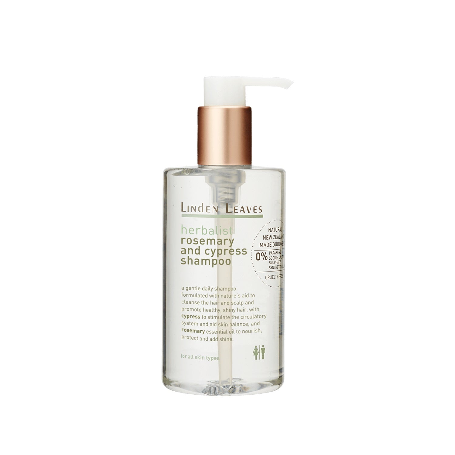 Linden Leaves Rosemary & Cypress Shampoo 300ml.