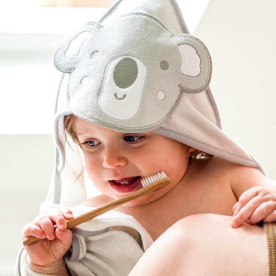 Little Linen Hooded Towel & Washers, image 6