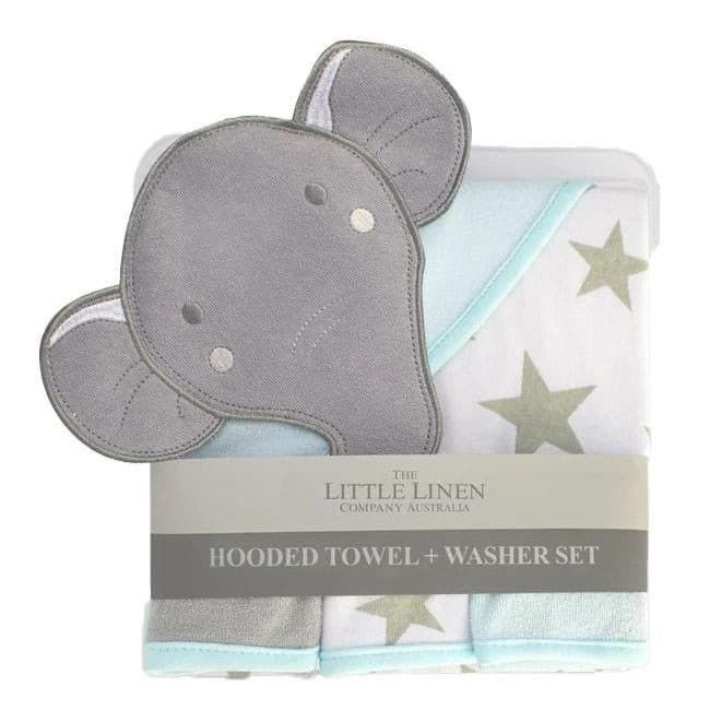 Little Linen Hooded Towel & Washers.