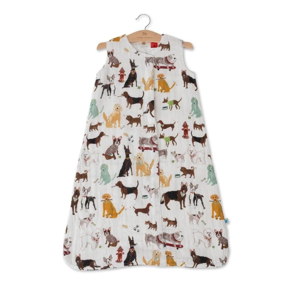 Little Unicorn Cotton Muslin Sleeping Bag - Woof, image 2