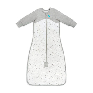 Love To Dream Premium Sleep Bag Organic Long Sleeve White Stellar.