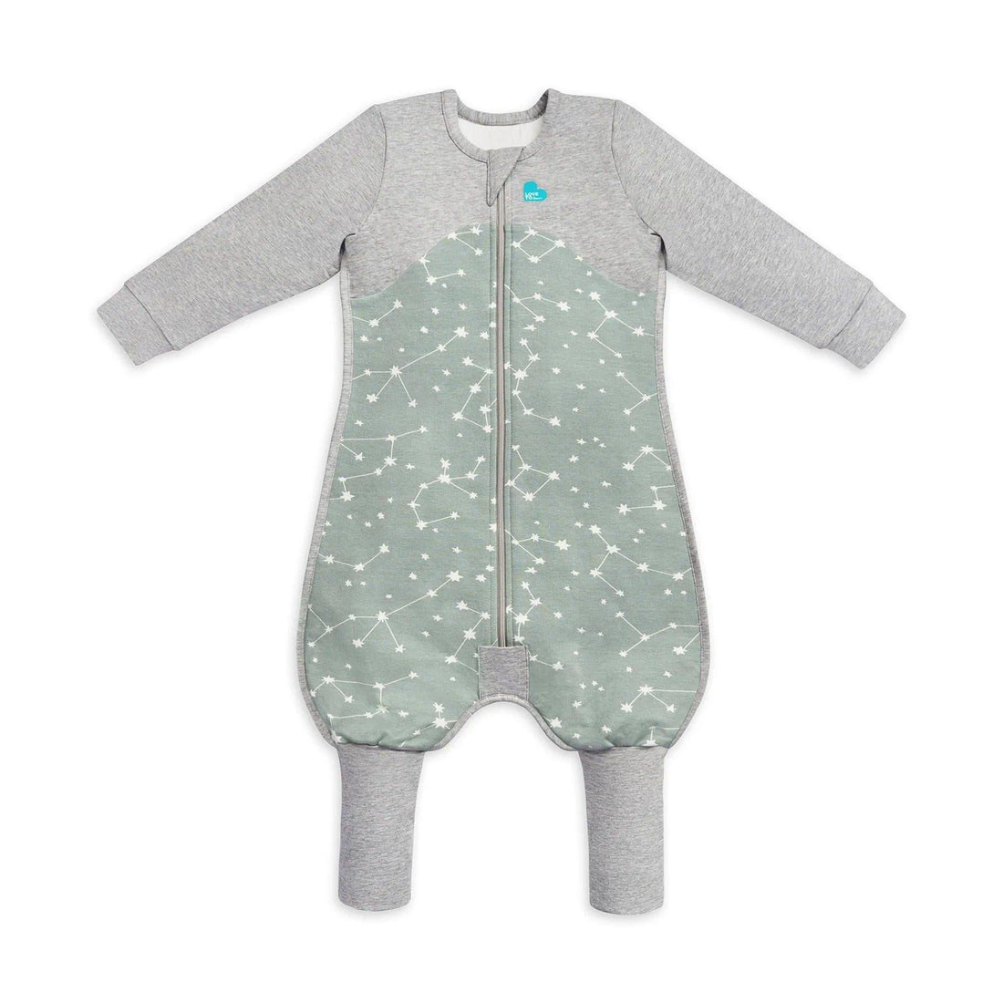 Love To Dream Premium Sleep Suit Organic 1.0 TOG Long Sleeve Olive Stellar, image 3