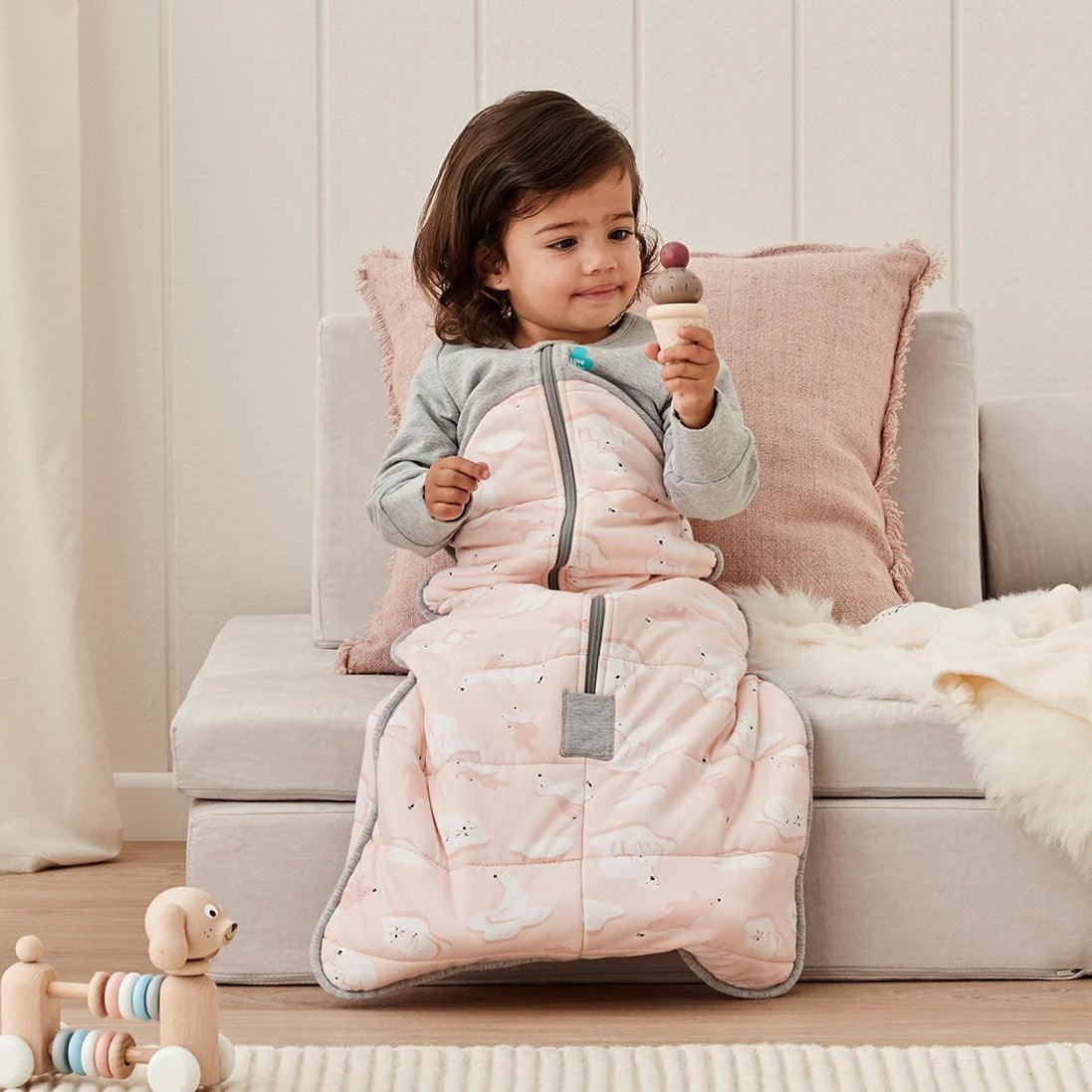 Love To Dream Sleep Bag 3.5 Tog Extra Warm South Pole Pink, image 3
