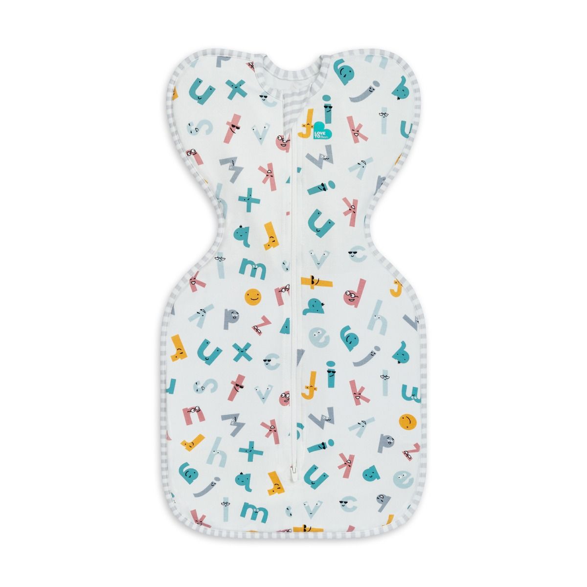 Love To Dream Swaddle UP EcoVero - Alphabet Soup - White