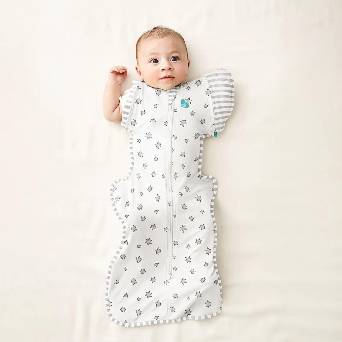 Love To Dream Swaddle UP Transition Bamboo Lite Cream Super Star, image 3