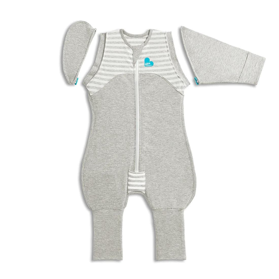 Love To Dream Swaddle UP Transition Suit 1.0 Tog Grey.