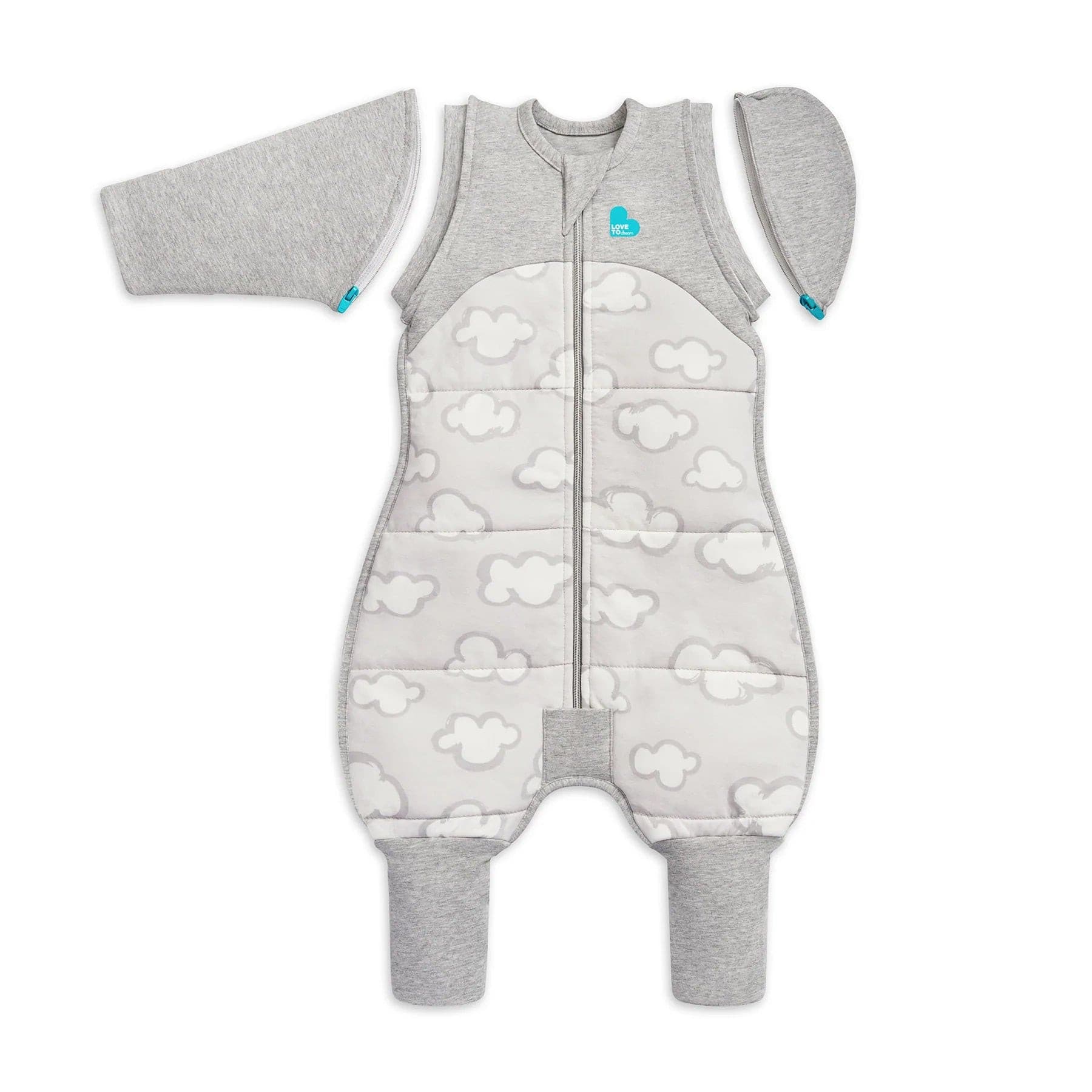 Love To Dream Swaddle UP Transition Suit 2.5 Tog Day Dream Grey.