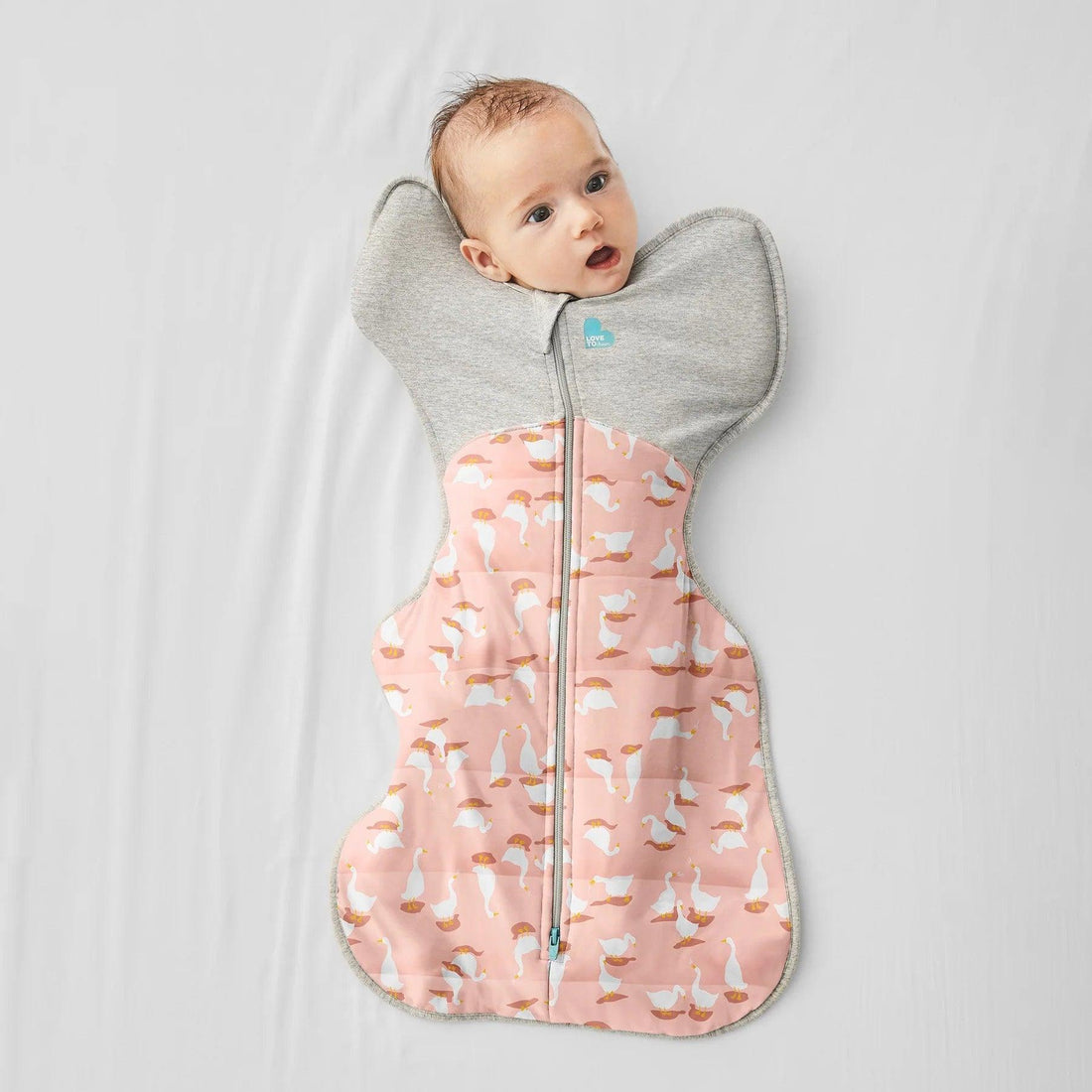 Love To Dream Swaddle Up 2.5 Tog Warm Silly Goose Pink, image 4