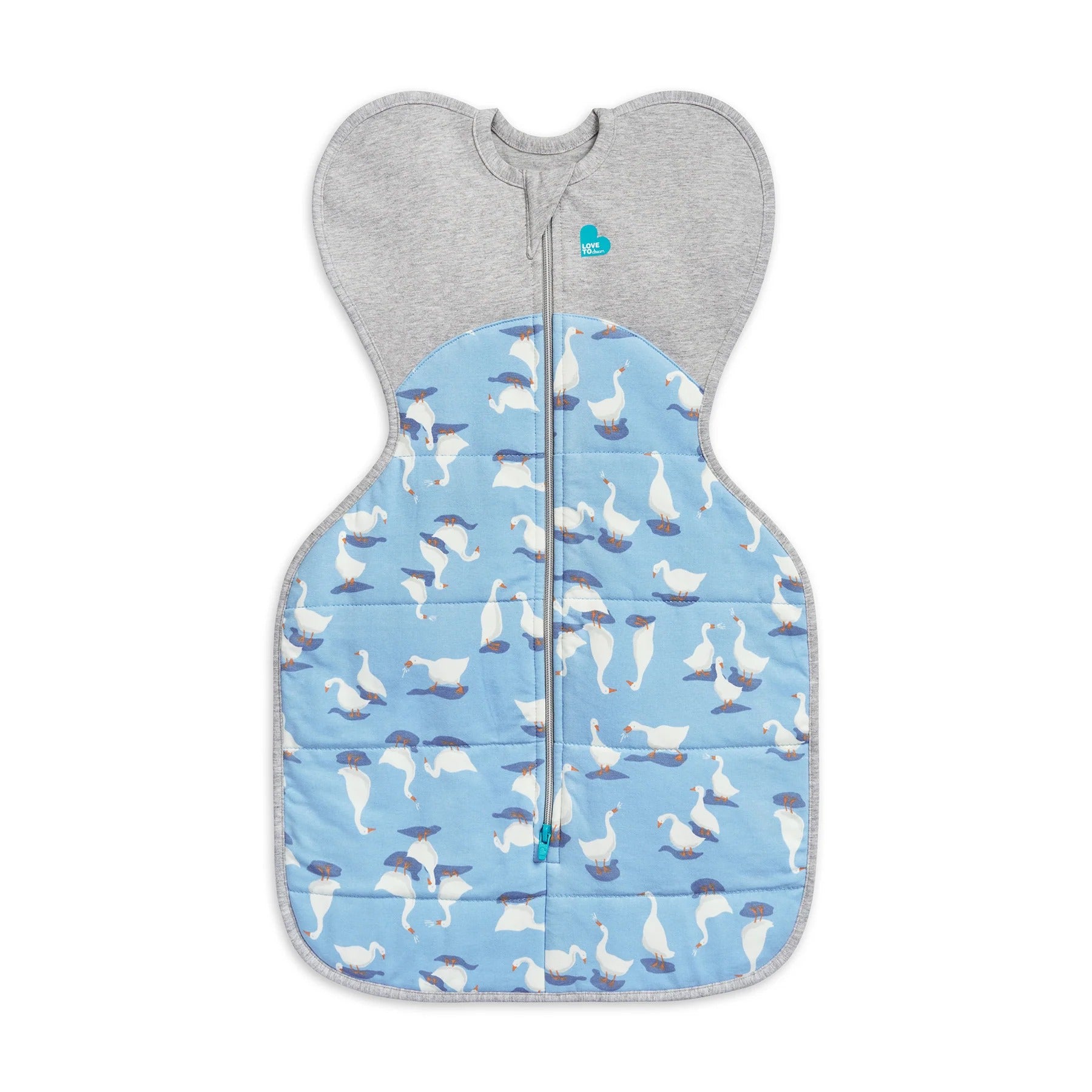 Love To Dream Swaddle Up 2.5 Tog Warm Silly Goose Blue