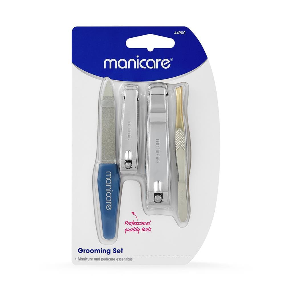 Manicare Grooming Set - Manicure & Pedicure Essentials 4 Pieces