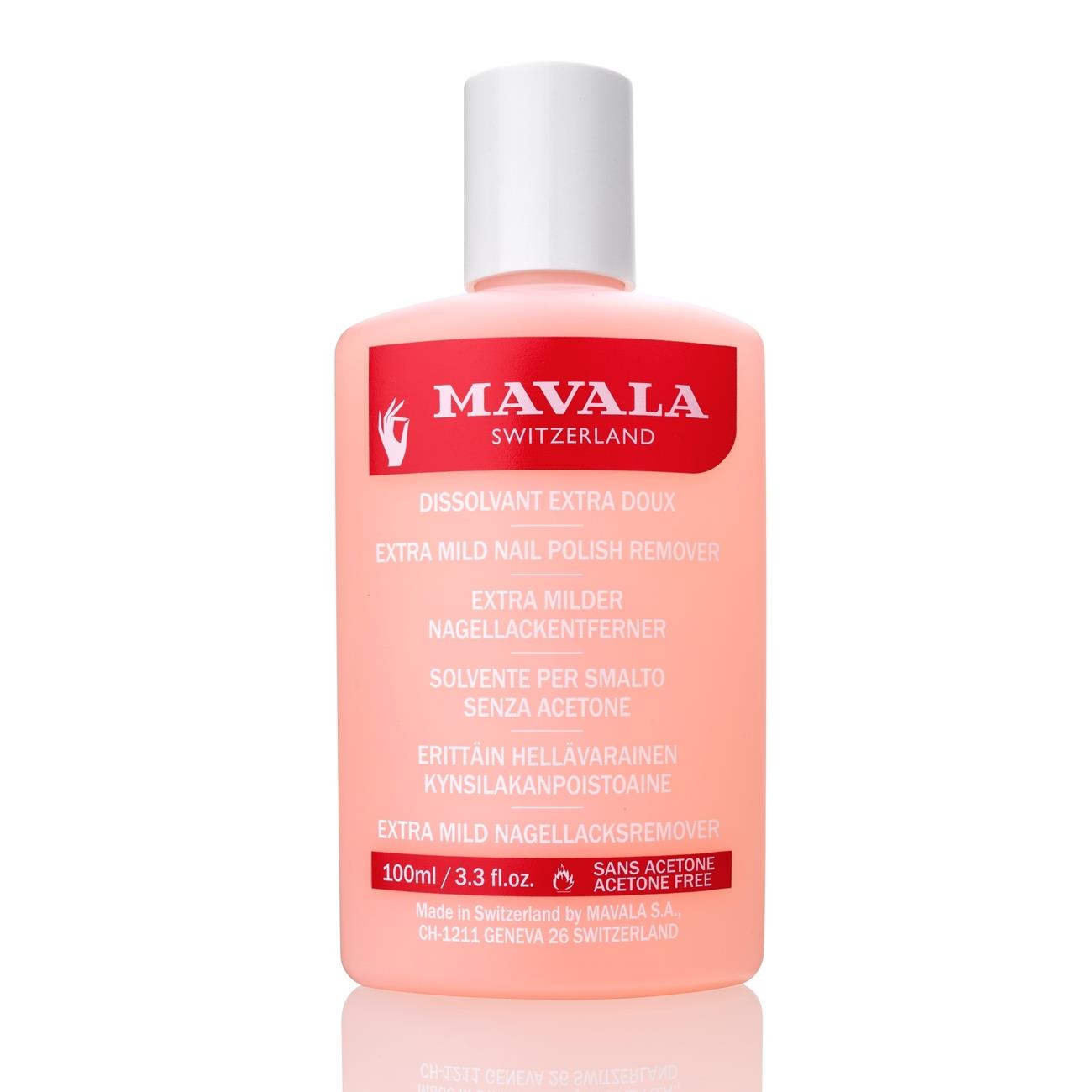 Mavala Pink Extra Mild Nail Polish Remover 100ml.