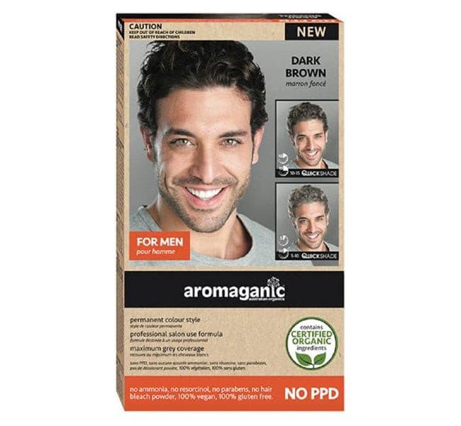 Aromaganic Hair Dye 3.0N Men’s Dark Brown – Natural