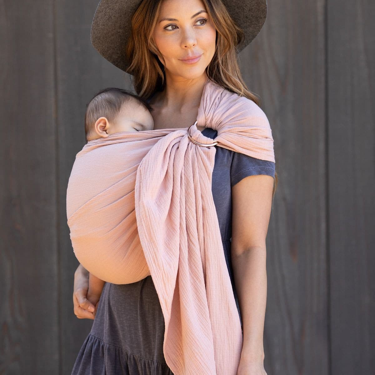 Moby Sling Wrap - Rose.