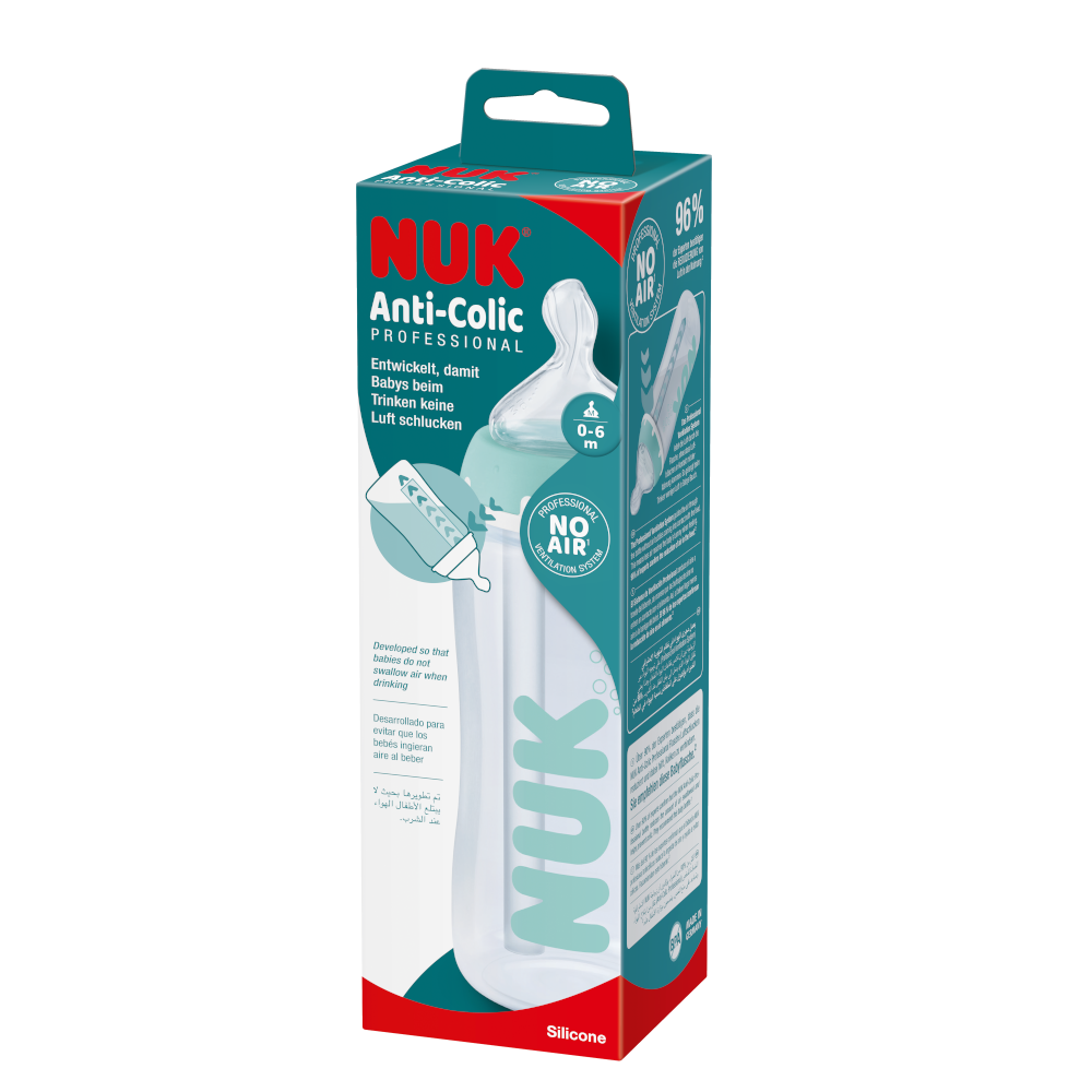 NUK Anti-Colic Professional Baby Bottle With Temperature Control