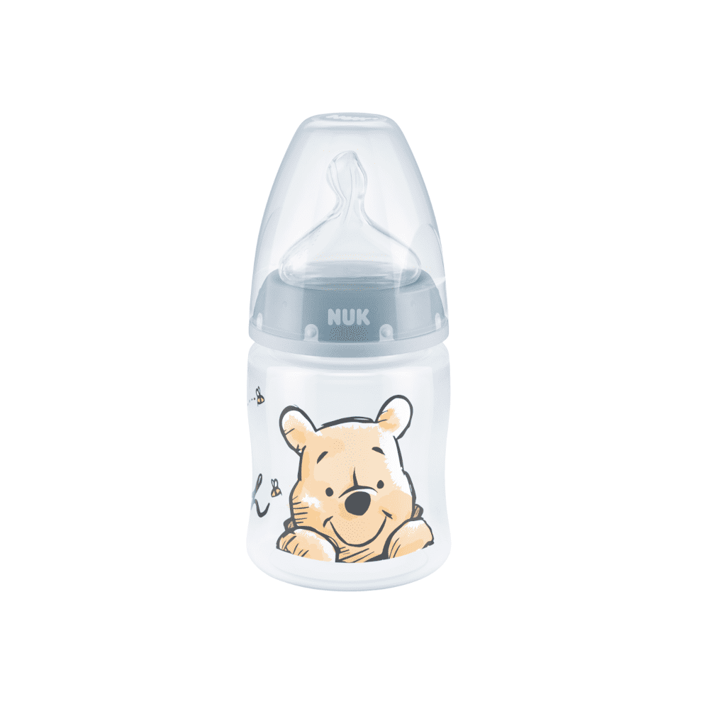 NUK First Choice Plus Disney Winnie the Pooh Baby Bottle With Teat 150ml.