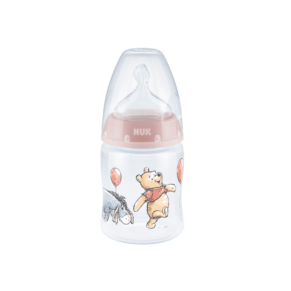 NUK First Choice Plus Disney Winnie the Pooh Baby Bottle With Teat 150ml.