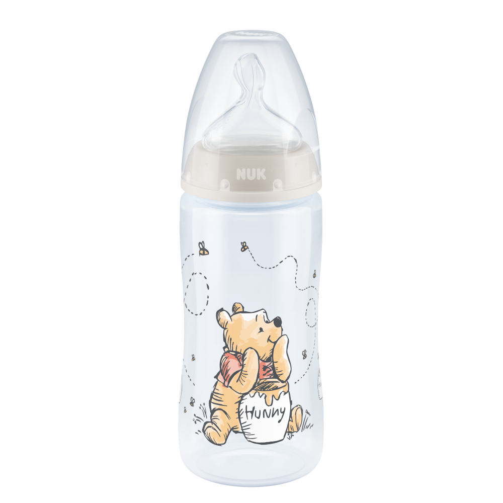NUK First Choice Plus Disney Winnie the Pooh Baby Bottle With Teat 300ml