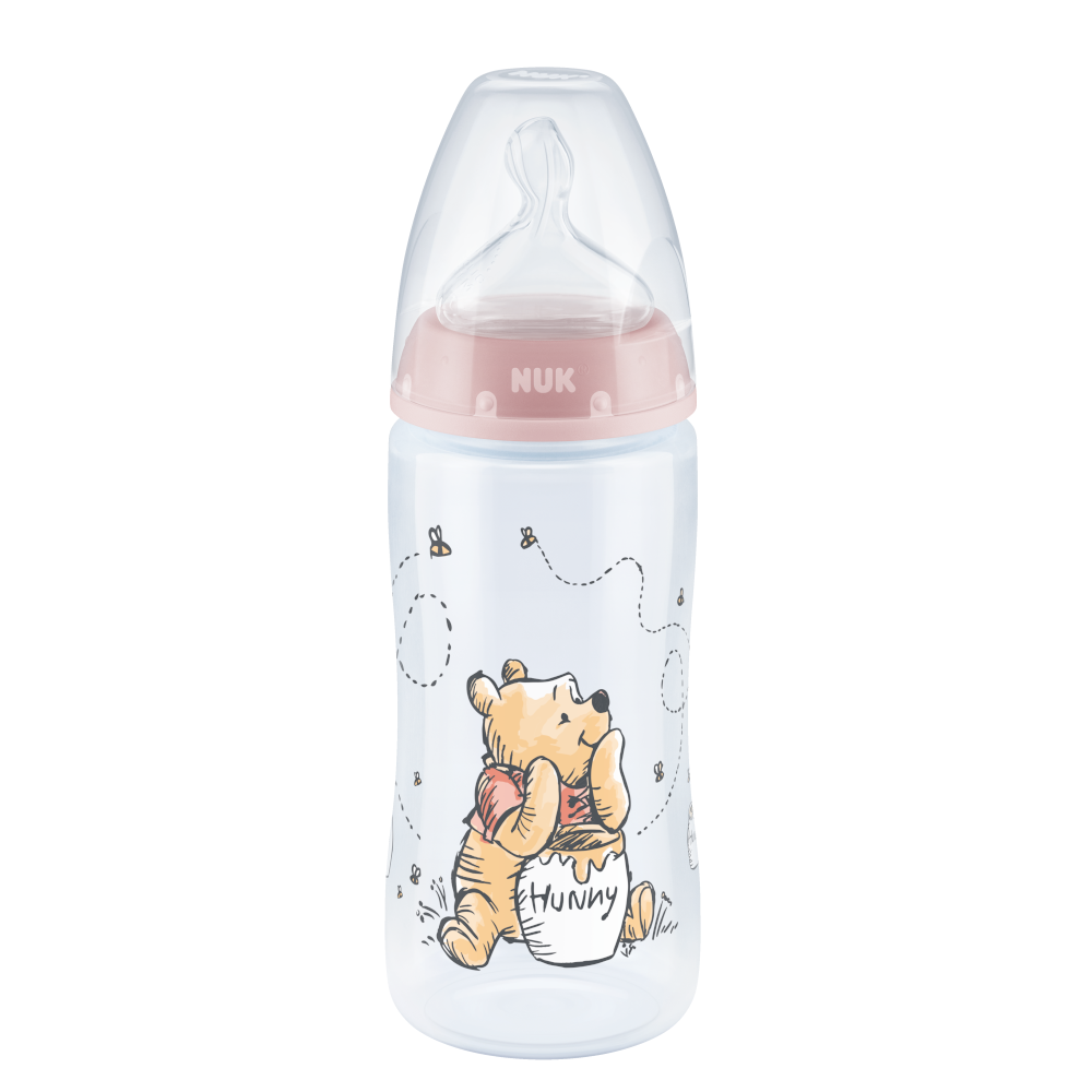 NUK First Choice Plus Disney Winnie the Pooh Baby Bottle With Teat 300ml