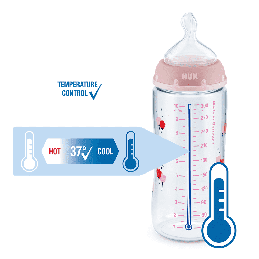 NUK First Choice+ Perfect Start Bottle Set With Temp Control.