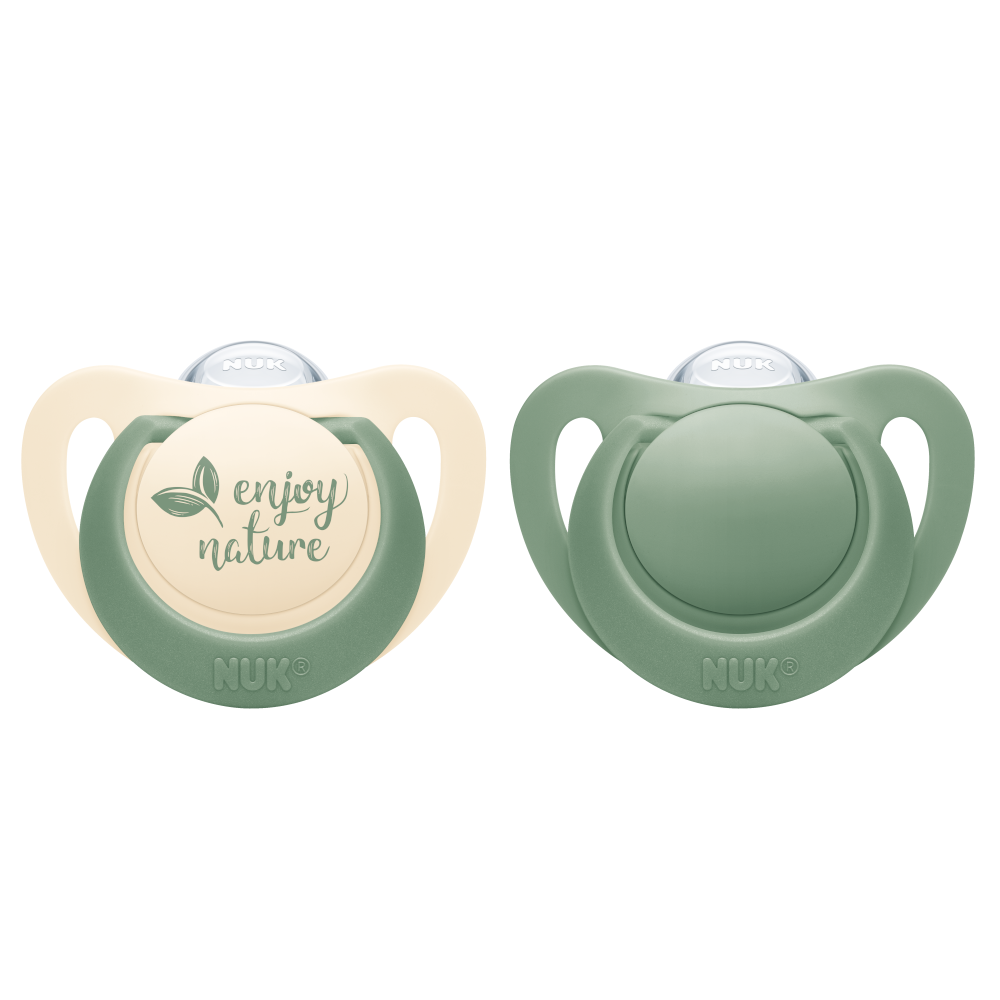 NUK For Nature Silicone 18-36 Months Soother Twin Pack