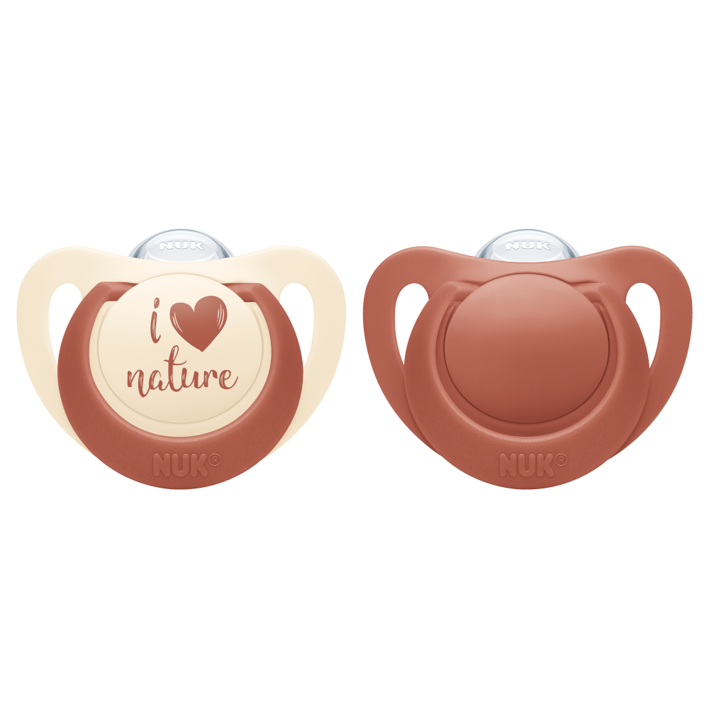 NUK For Nature Silicone 18-36 Months Soother Twin Pack