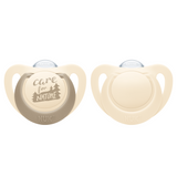 NUK For Nature Silicone 0-6 Months Soother Twin Pack