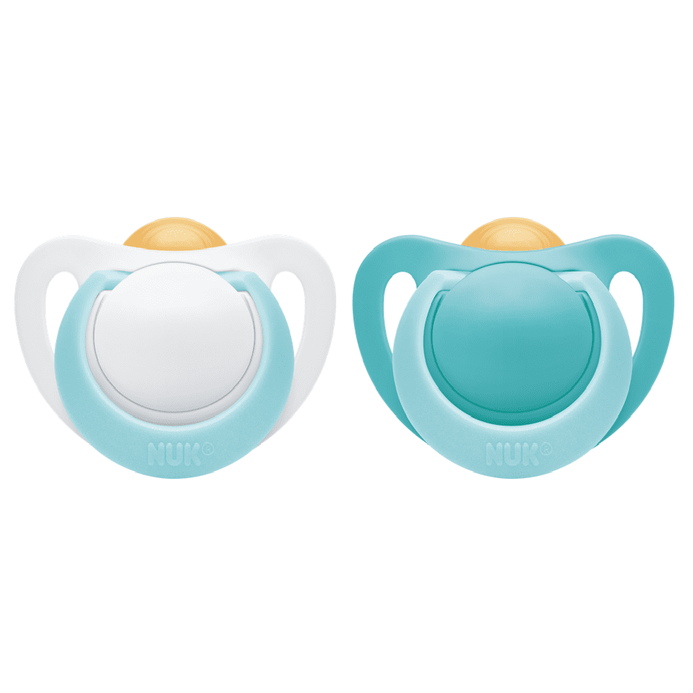 NUK Genius Latex Soother 0-6 Months Twin Pack-Random Pattern.