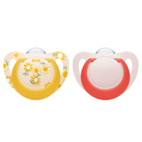 NUK Genius Silicone Soother 6-18 Months Twin Pack