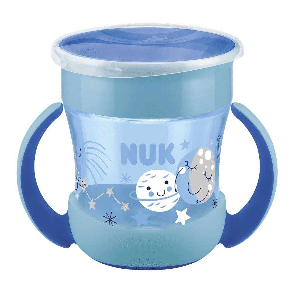 NUK Mini Magic Cup Night 160ml With Drinking Rim And Lid.