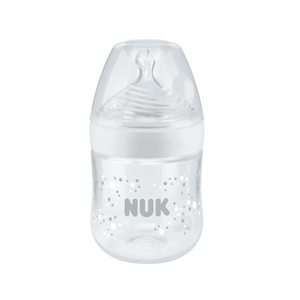 NUK Nature Sense PP Bottle With Temperature Control 150ml/0-6 Months 3-Hole Teat.