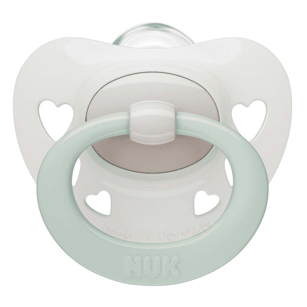 NUK Signature Silicone Soother 0-6 Months Single Pack - Random Pattern.