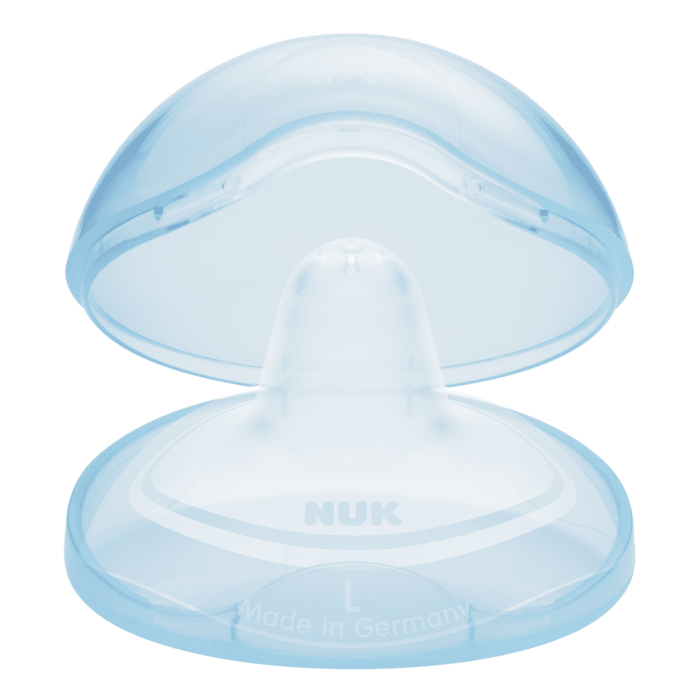 NUK Silicone Nipple Shields - Large 24mm, Twin Pack.