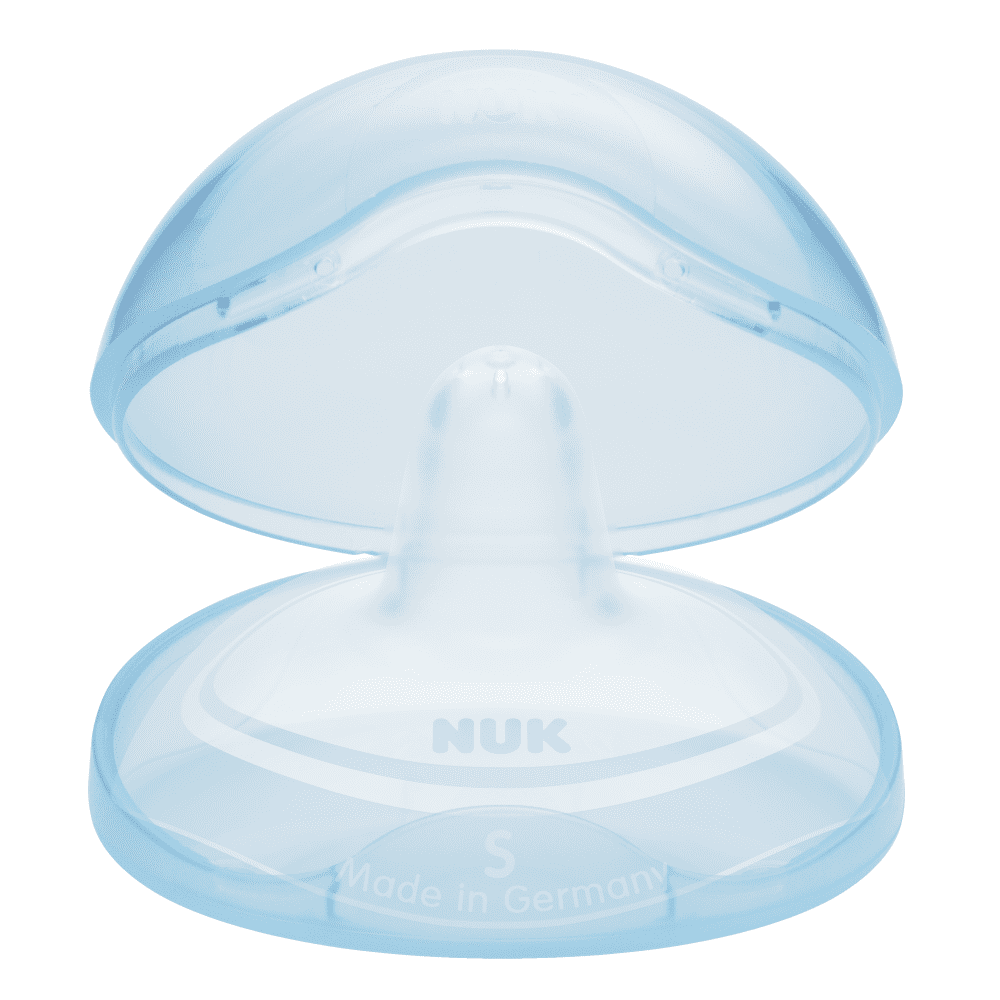 NUK Silicone Nipple Shields - Small 16mm, Twin Pack.