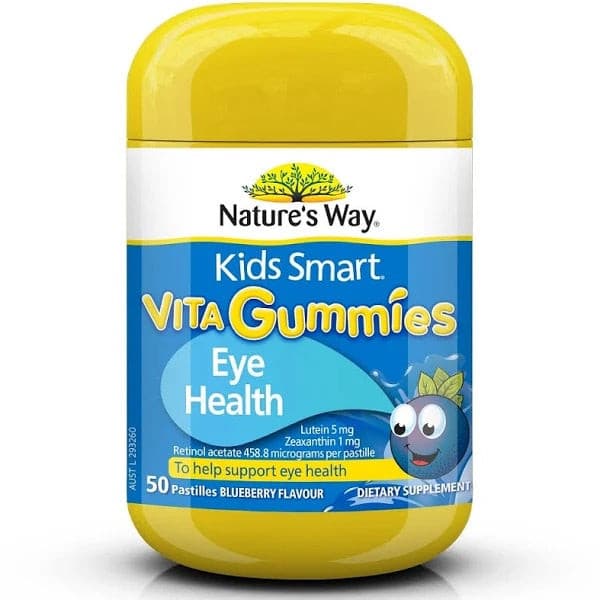 Nature's Way Kids Smart Blue Light Eye Health Vitaummies 50 Pastilles.