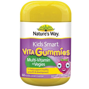 Nature's Way Kids Smart Vita Gummies Multi + Veges.