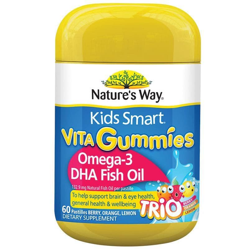 Nature's Way Kids Smart Vita Gummies Omega-3 60 Pastilles.