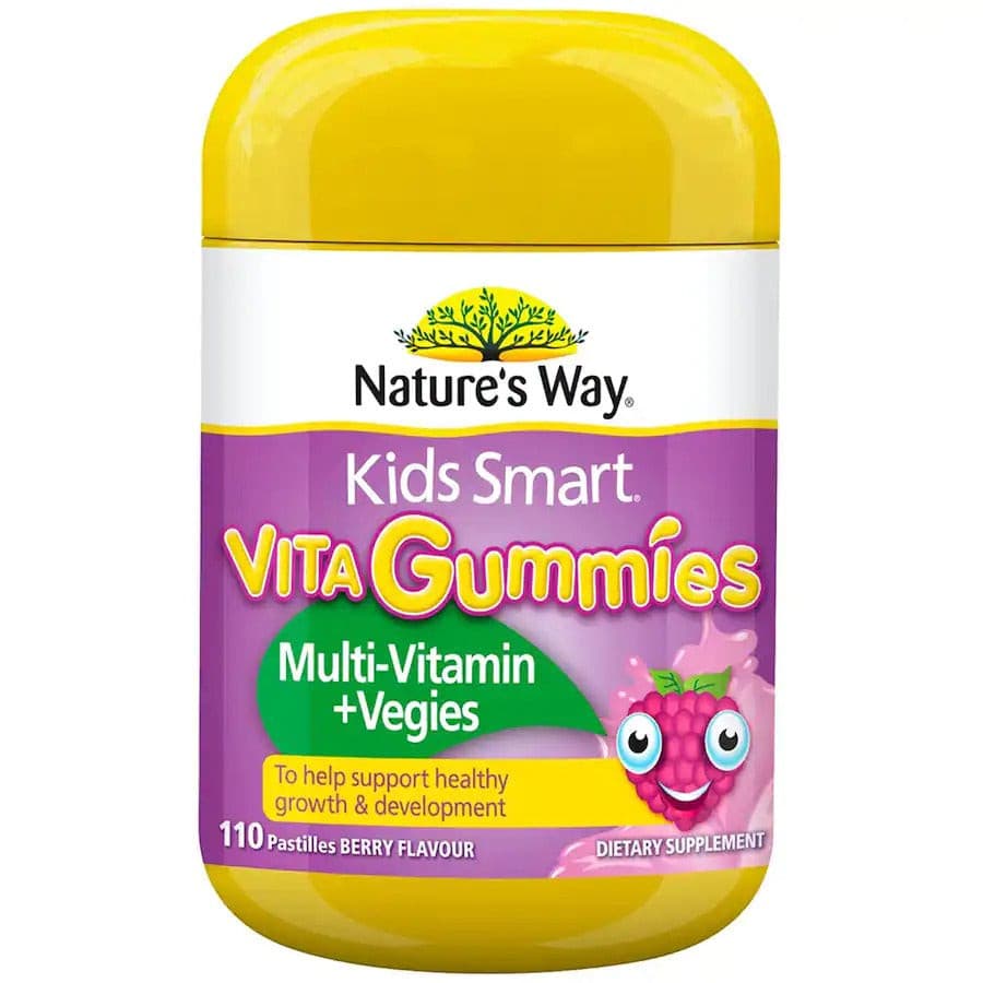 Nature's Way Kids Smart Vita Gummies Multi + Veges.